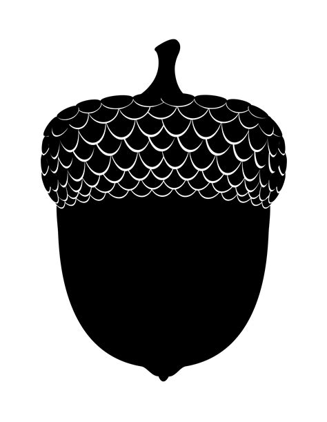 clip art acorn|acorn clip art black and white.